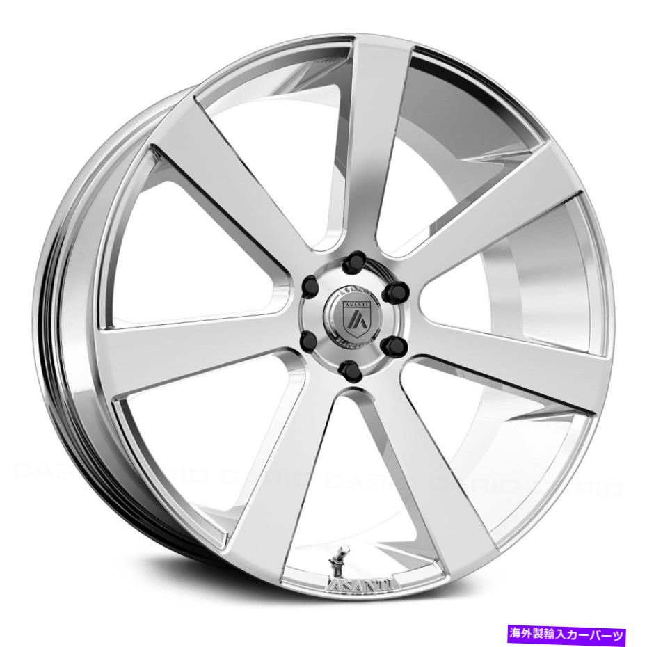 ホイール　４本セット Asanti ABL-15 Apollo Wheels 24x9（35、6x135、87.1）Chrome Rimsセット4 Asanti ABL-15 APOLLO Wheels 24x9 (35, 6x135, 87.1) Chrome Rims Set of 4【並行輸入品】