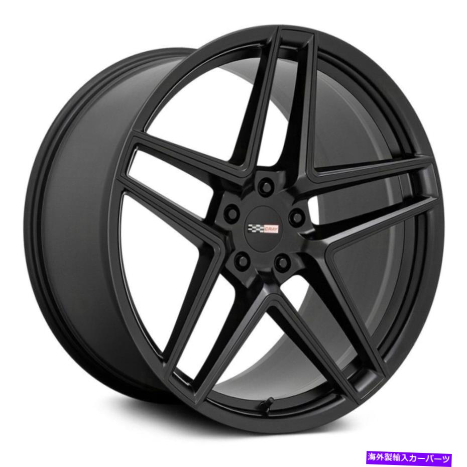 ホイール　４本セット Cray Pantheraホイール21x12（52、5x120.65、67.06）4のブラックリムセット Cray PANTHERA Wheels 21x12 (52, 5x120.65, 67.06) Black Rims Set of 4【並行輸入品】