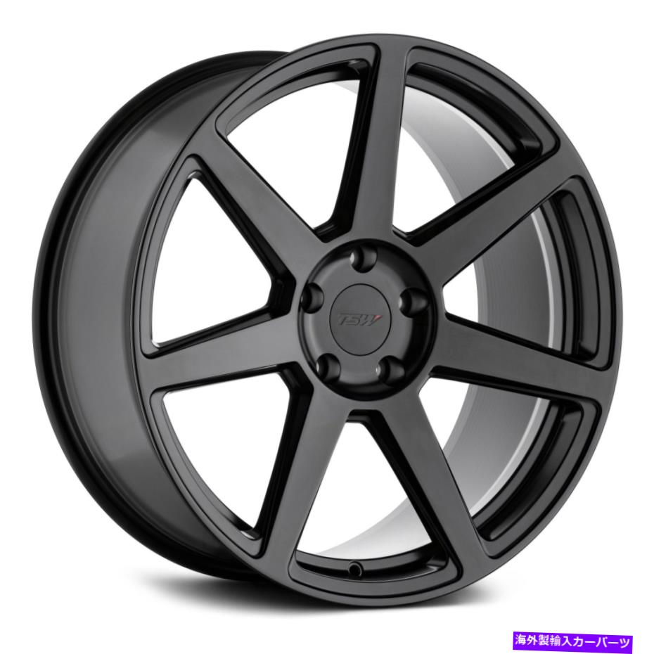 ホイール　４本セット TSW Blanchimontホイール20x10.5（42、5x120.65、76.1）4のブラックリムセット TSW BLANCHIMONT Wheels 20x10.5 (42, 5x120.65, 76.1) Black Rims Set of 4【並行輸入品】