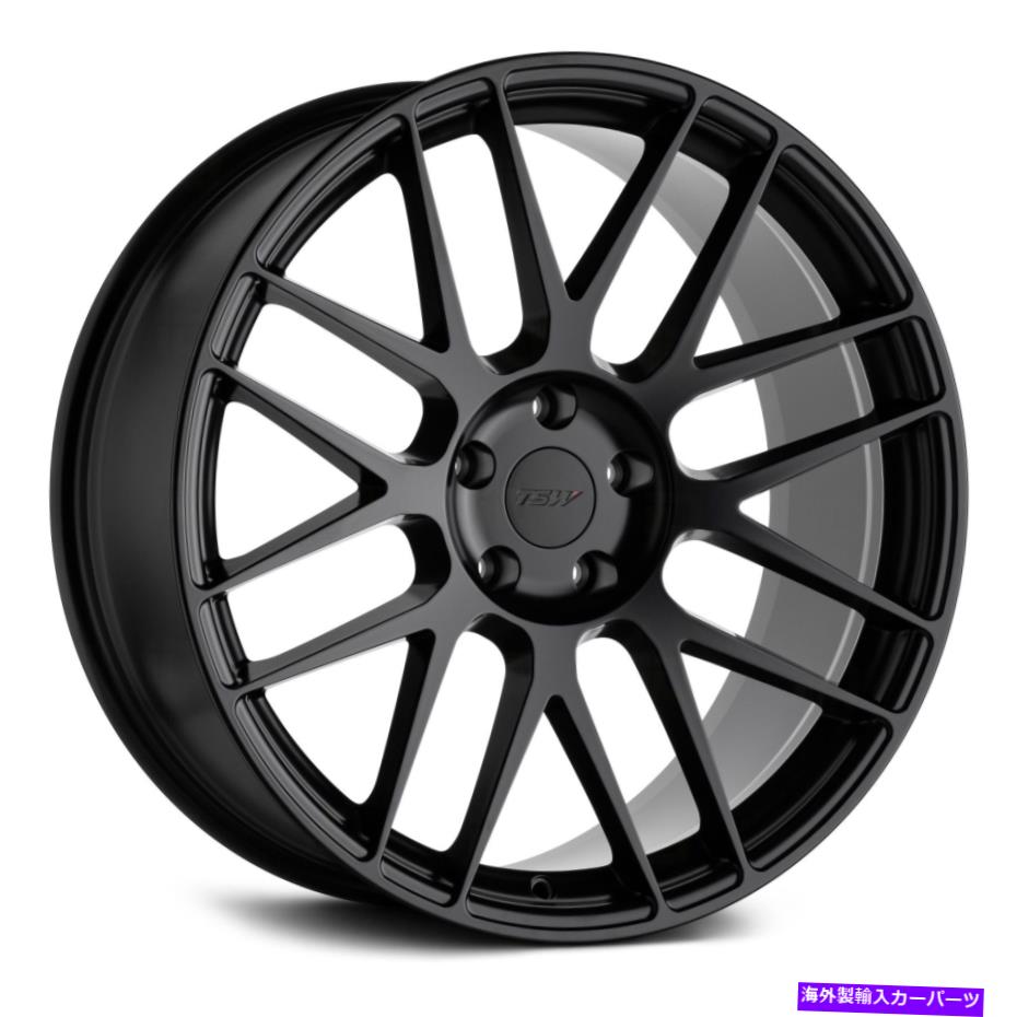 ホイール　４本セット TSW Nordホイール20x10.5（32、5x112、66.56）4のブラックリムセット TSW NORD Wheels 20x10.5 (32, 5x112, 66.56) Black Rims Set of 4【並行輸入品】