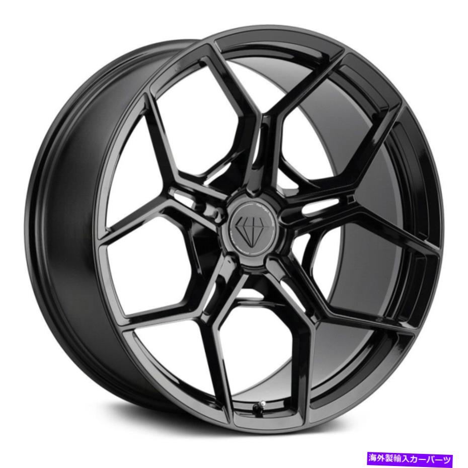 ホイール 4本セット ブラークダイヤモンドBD-F25ホイール20x10(15、5x114.3、71.5)4のブラックリムセット Blaque Diamond BD-F25 Wheels 20x10 (15, 5x114.3, 71.5) Black Rims Set of 4【並行輸入品】|Us Custom Parts Shop USDM