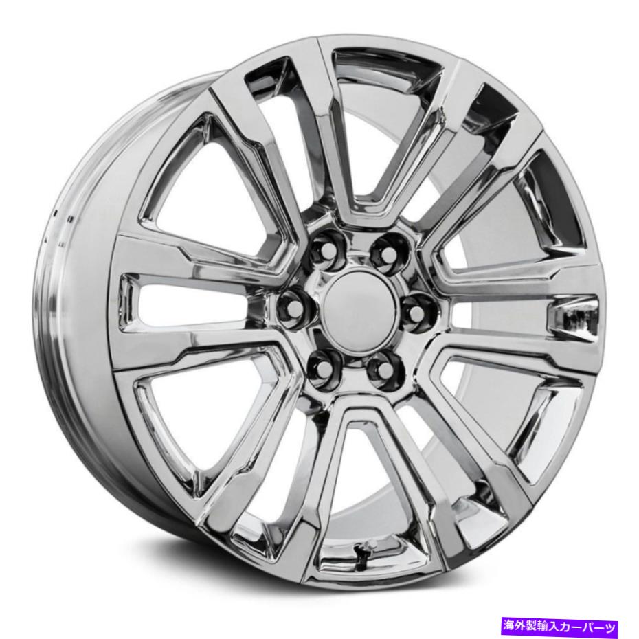 ホイール　４本セット トップラインレプリカV1184 2017 GMCデナリホイール22x9（31、6x139.7）4のリムセット Topline Replicas V1184 2017 GMC DENALI Wheels 22x9 (31, 6x139.7) Rims Set of 4【並行輸入品】