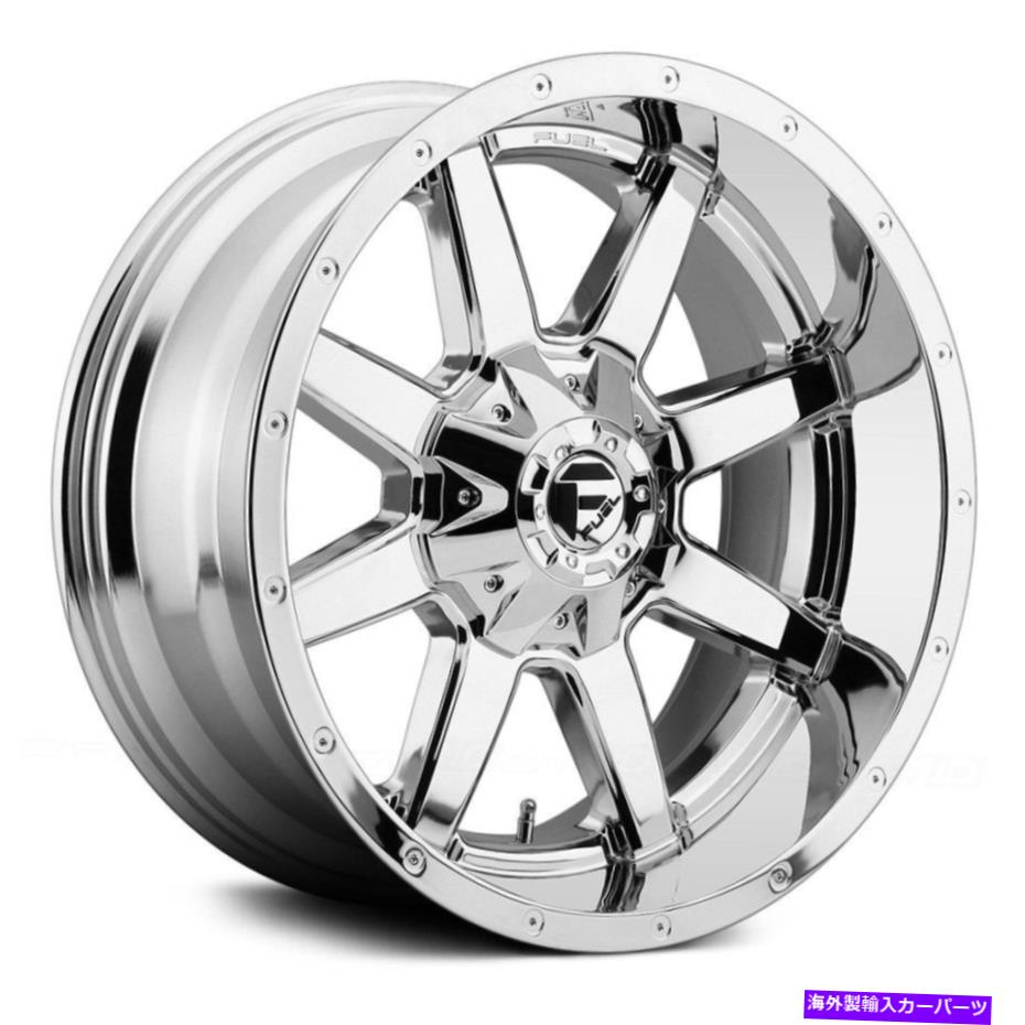 ホイール　４本セット 燃料D536マーベリック1PCホイール20x9（1、6x139.7、106.1）4のクロムリムセット Fuel D536 MAVERICK 1PC Wheels 20x9 (1, 6x139.7, 106.1) Chrome Rims Set of 4【並行輸入品】