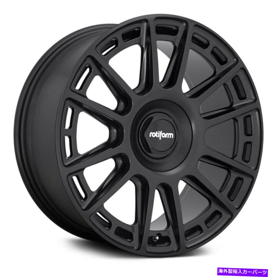 ホイール　４本セット rotiform ozrホイール20x10.5（40、5x112、72.56）4のブラックリムセット Rotiform OZR Wheels 20x10.5 (40, 5x112, 72.56) Black Rims Set of 4【並行輸入品】