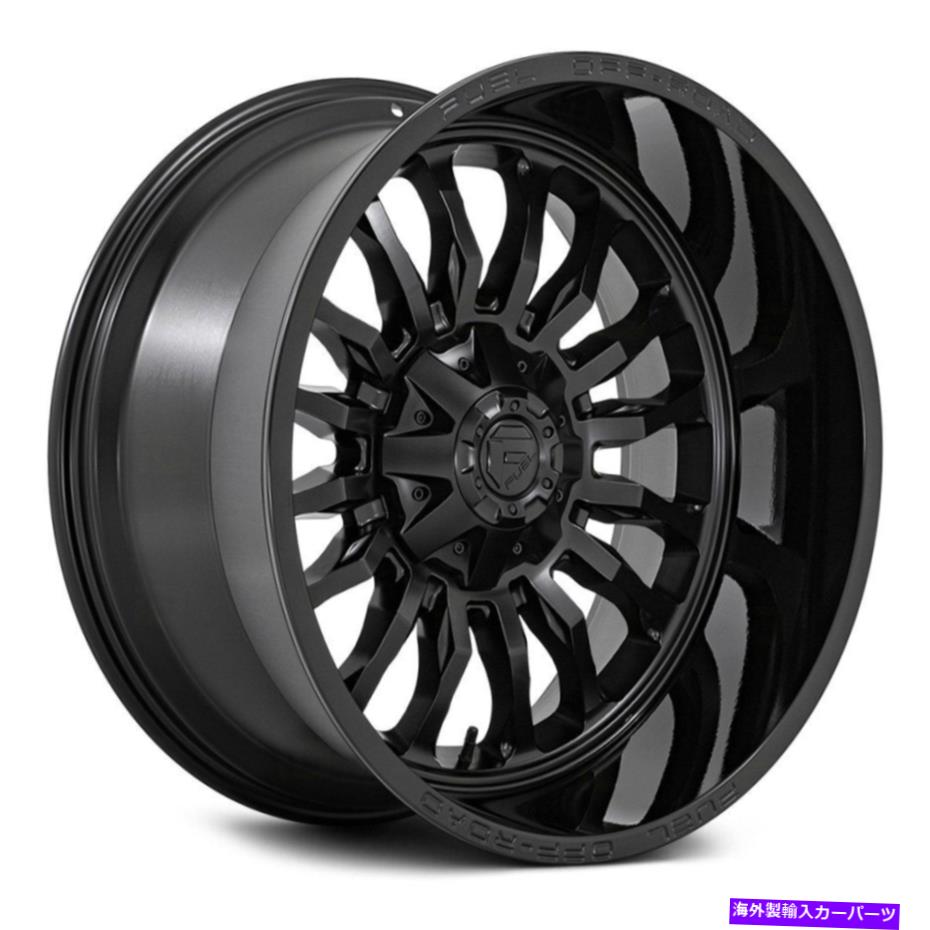 ホイール　４本セット 燃料D796アーク1PCホイール22x12（-44、6x135、106.1）4のブラックリムセット Fuel D796 ARC 1PC Wheels 22x12 (-44, 6x135, 106.1) Black Rims Set of 4【並行輸入品】