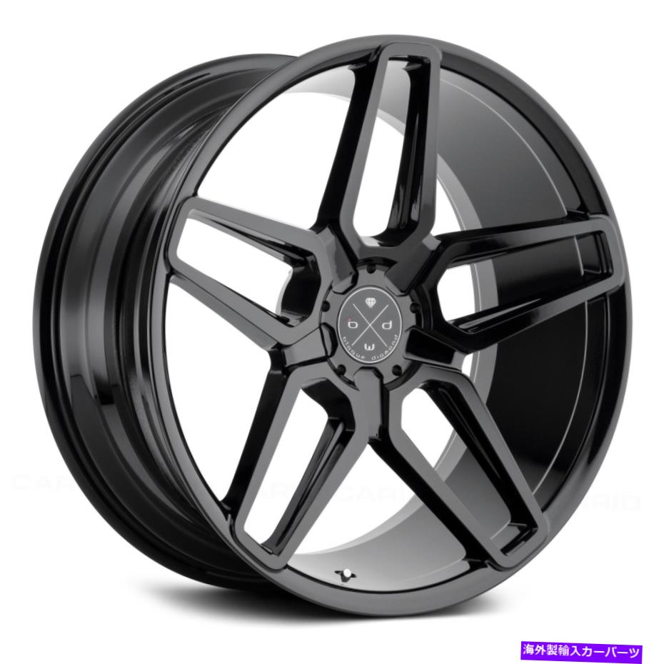ホイール　４本セット ブラークダイヤモンドBD-17-5ホイール20x11（45、5x114.3、70.5）4のブラックリムセット Blaque Diamond BD-17-5 Wheels 20x11 (45, 5x114.3, 70.5) Black Rims Set of 4【並行輸入品】 416,295円