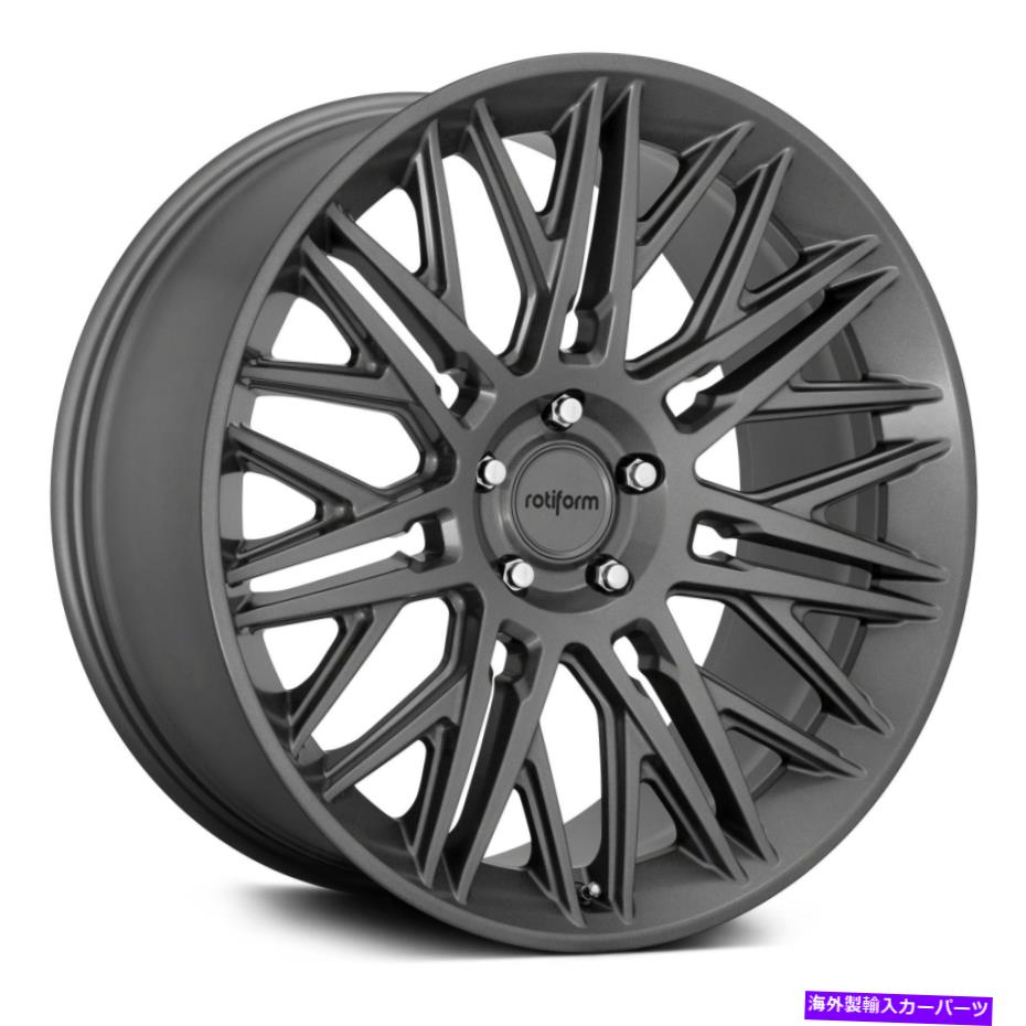 ホイール　４本セット Rotiform JDRホイール22x10（30、6x135、87.1）4の無煙炭リムセット Rotiform JDR Wheels 22x10 (30, 6x135, 87.1) Anthracite Rims Set of 4【並行輸入品】