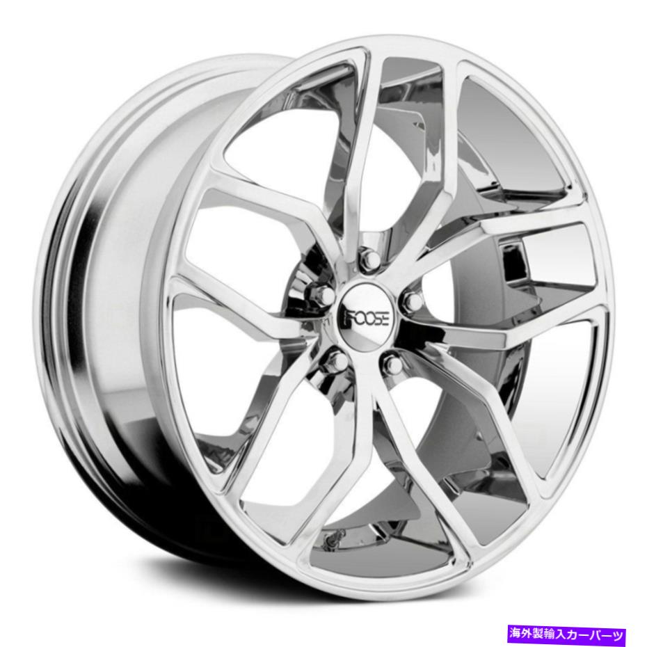 ホイール　４本セット Foose F148 Outcast Wheels20x8.5（35、5x114.3、72.56）4のChrome Rimsセット Foose F148 OUTCAST Wheels 20x8.5 (35, 5x114.3, 72.56) Chrome Rims Set of 4【並行輸入品】