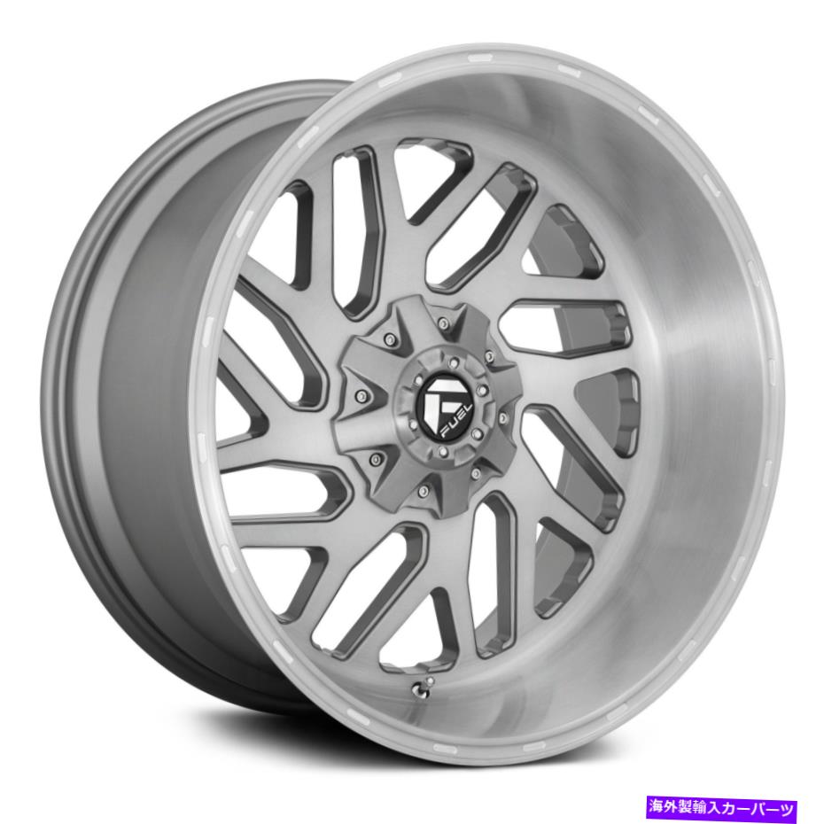 ホイール 4本セット Fuel D715 Triton 1PCホイール22x12(-43、8x170、125.1)4のプラチナリムセット Fuel D715 TRITON 1PC Wheels 22x12 (-43, 8x170, 125.1) Platinum Rims Set of 4【並行輸入品】|Us Custom Parts Shop USDM