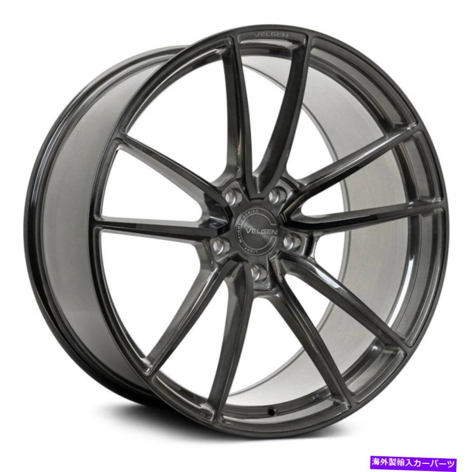 ホイール　４本セット Velgen VF5ホイール22x10.5（32、5x127、71.5）4のチタンリムセット Velgen VF5 Wheels 22x10.5 (32, 5x127, 71.5) Titanium Rims Set of 4【並行輸入品】