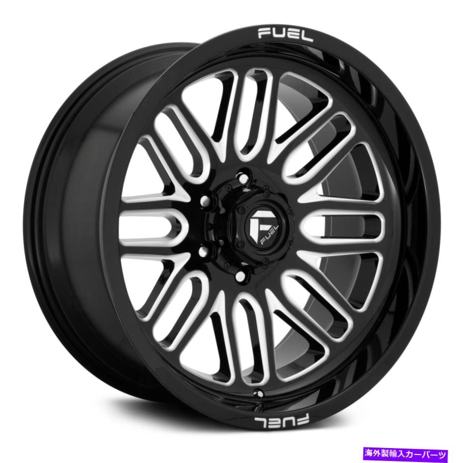 ホイール　４本セット Fuel D662 Ignite 1PCホイール22x10（-18、6x135、87.1）4のブラックリムセット Fuel D662 IGNITE 1PC Wheels 22x10 (-18, 6x135, 87.1) Black Rims Set of 4【並行輸入品】