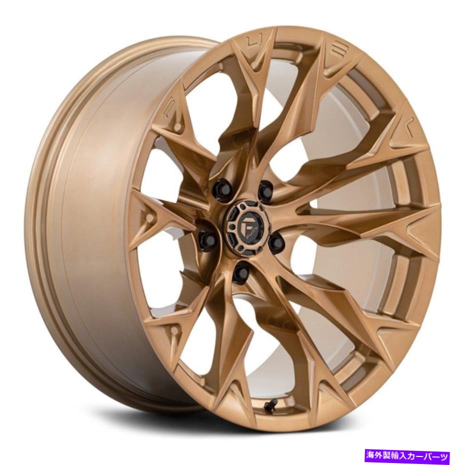 ホイール　４本セット Fuel D805 Flame 5 1PCホイール20x9（1、5x127、71.5）4のブロンズリムセット Fuel D805 FLAME 5 1PC Wheels 20x9 (1, 5x127, 71.5) Bronze Rims Set of 4【並行輸入品】