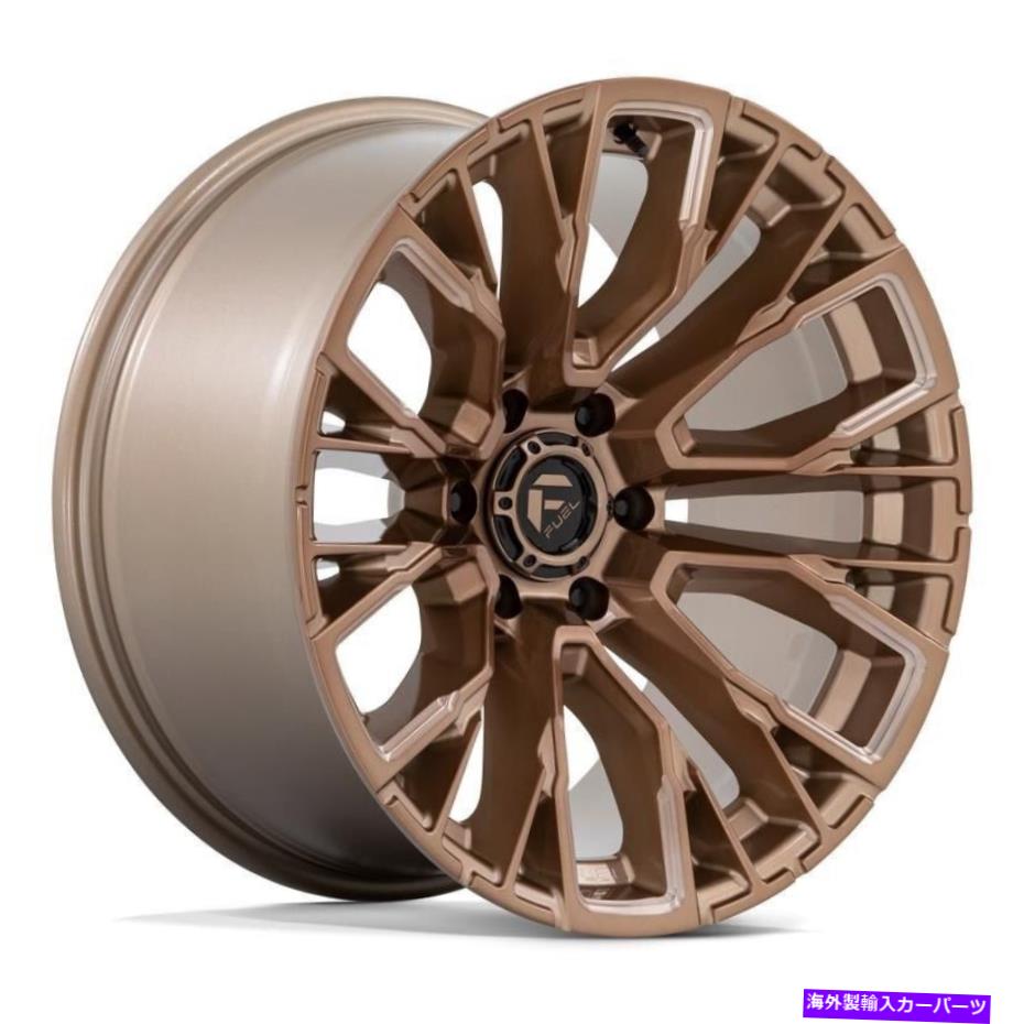 ホイール　４本セット Fuel D850 Rebar 6 1PCホイール20x10（-18、6x135、87.1）4のブロンズリムセット Fuel D850 REBAR 6 1PC Wheels 20x10 (-18, 6x135, 87.1) Bronze Rims Set of 4【並行輸入品】