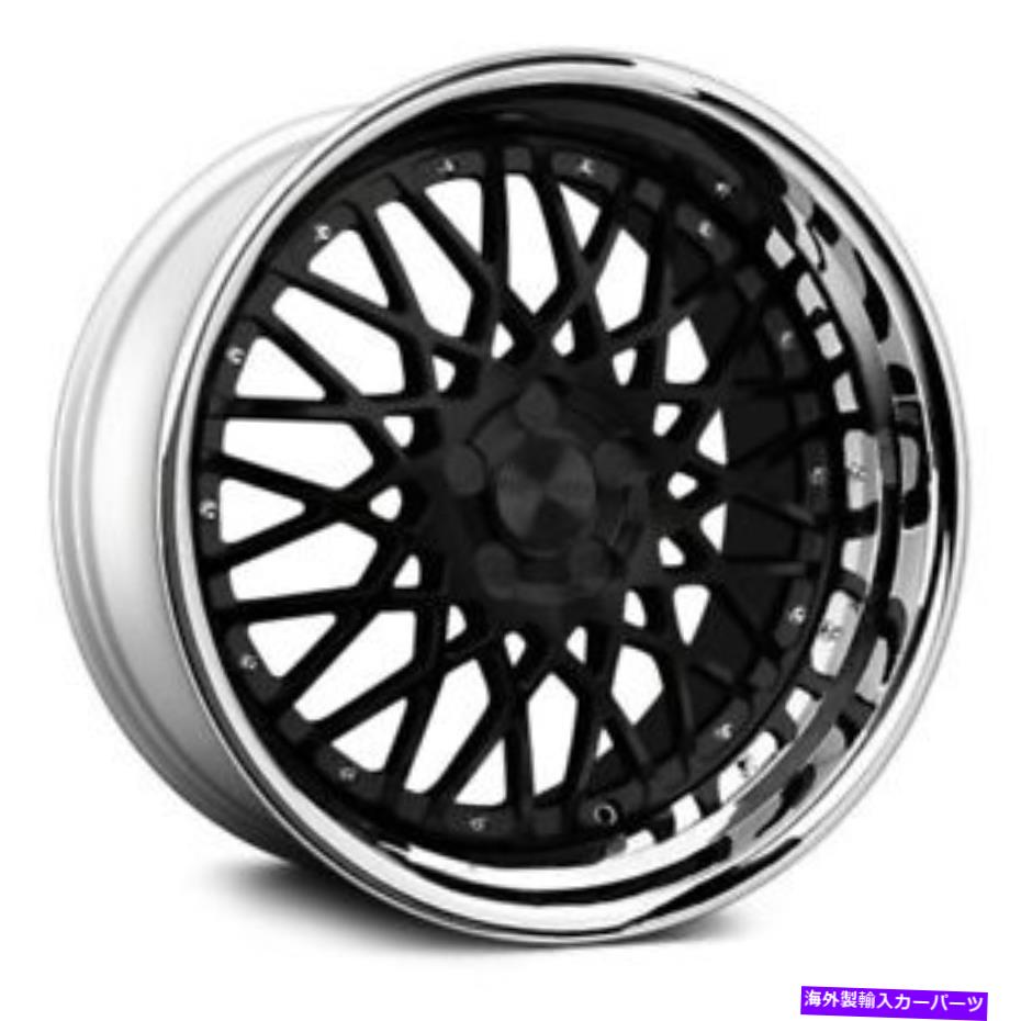 ホイール　４本セット Rennen CSL-5ホイール20x10（38、5x114.3、74.1）4のブラックリムセット Rennen CSL-5 Wheels 20x10 (38, 5x114.3, 74.1) Black Rims Set of 4【並行輸入品】