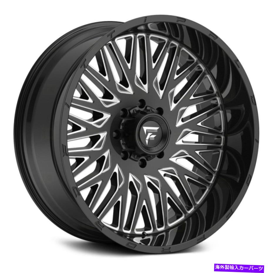 ホイール　４本セット fittipaldi ftc07ホイール26x12（-44、6x135、106.2）4のブラックリムセット Fittipaldi FTC07 Wheels 26x12 (-44, 6x135, 106.2) Black Rims Set of 4【並行輸入品】