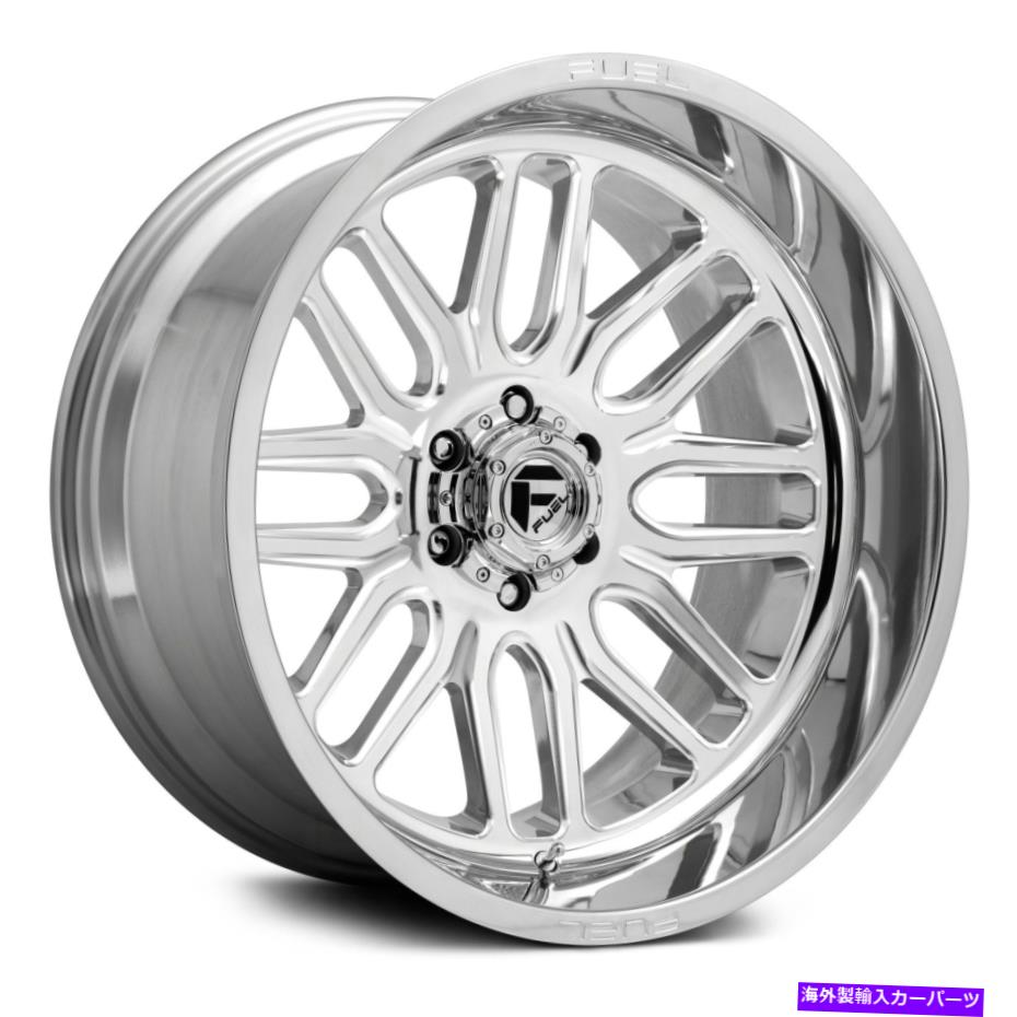 ホイール　４本セット 燃料D721 Ignite 1PCホイール22x12（-43、8x165.1、125.1）4のシルバーリムセット Fuel D721 IGNITE 1PC Wheels 22x12 (-43, 8x165.1, 125.1) Silver Rims Set of 4【並行輸入品】