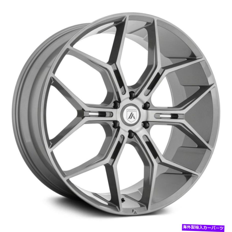ホイール　４本セット ASANTI ABL-38 MONARCH TRUCK WHEELS 26x10（35、6x139.7）チタンリムセット4 Asanti ABL-38 MONARCH TRUCK Wheels 26x10 (35, 6x139.7) Titanium Rims Set of 4【並行輸入品】