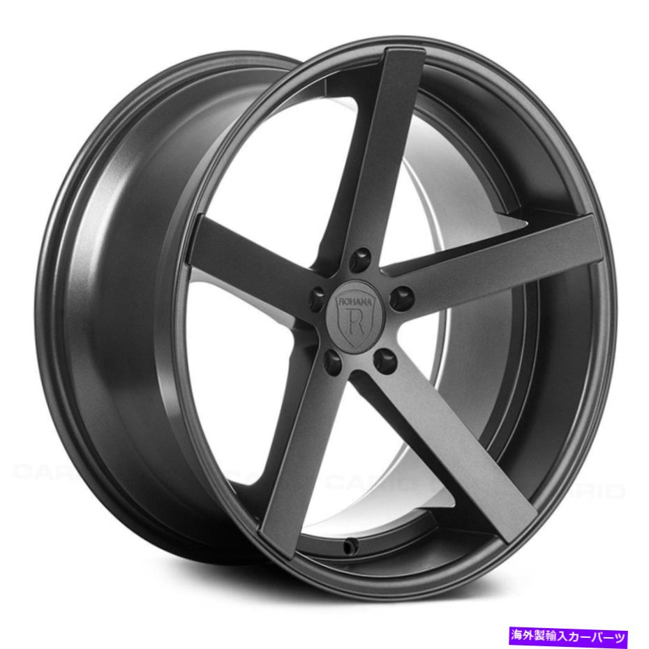 ホイール　４本セット Rohana RC22ホイール20x11（28、5x114.3、73.1）グラファイトリムセット4 Rohana RC22 Wheels 20x11 (28, 5x114.3, 73.1) Graphite Rims Set of 4【並行輸入品】
