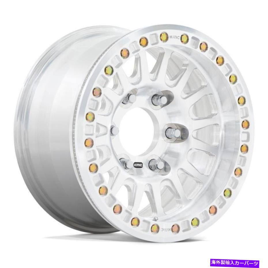 ホイール　４本セット KMC KM445インパクトビードロックホイール17x9（25、6x165.1、108）4の機械加工リムセット KMC KM445 IMPACT BEADLOCK Wheels 17x9 (25, 6x165.1, 108) Machined Rims Set of 4【並行輸入品】