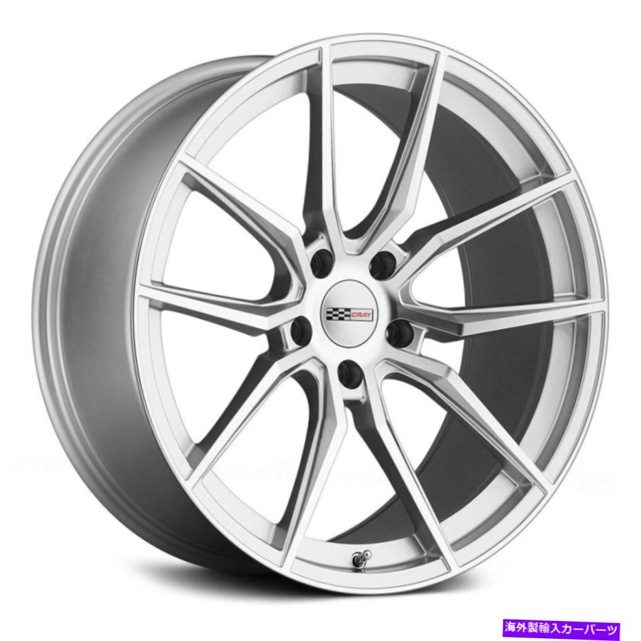 ホイール　４本セット クレイクモホイール20x11（76、5x120.65、70.3）4のシルバーリムセット Cray SPIDER Wheels 20x11 (76, 5x120.65, 70.3) Silver Rims Set of 4【並行輸入品】