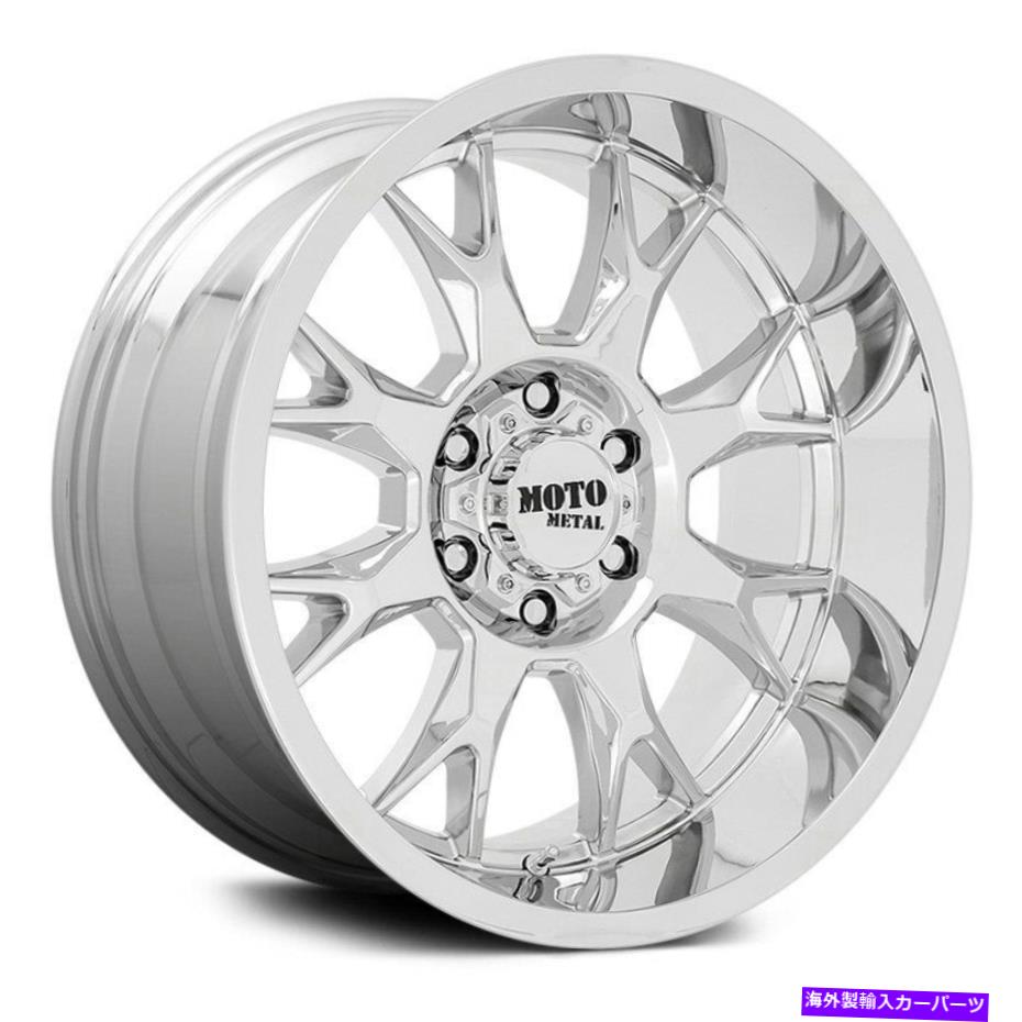 ホイール　４本セット Moto Metal Mo806 Talon Wheels 22x12（-44、6x135、87.1）4のChrome Rimsセット Moto Metal MO806 TALON Wheels 22x12 (-44, 6x135, 87.1) Chrome Rims Set of 4【並行輸入品】｜Us Custom Parts Shop USDM