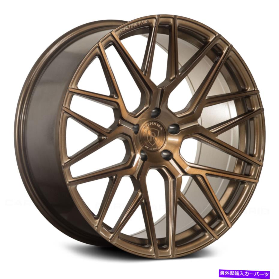 ホイール　４本セット Rohana RFX10ホイール20x11（25、5x114.3、73.1）4のブロンズリムセット Rohana RFx10 Wheels 20x11 (25, 5x114.3, 73.1) Bronze Rims Set of 4【並行輸入品】