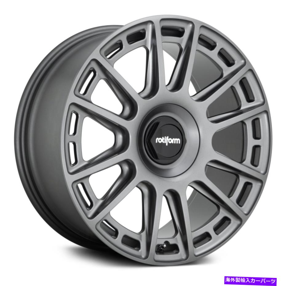 ホイール　４本セット 回転式OZRホイール20x10.5（30、5x120.65、72.56）4の無煙炭リムセット Rotiform OZR Wheels 20x10.5 (30, 5x120.65, 72.56) Anthracite Rims Set of 4【並行輸入品】