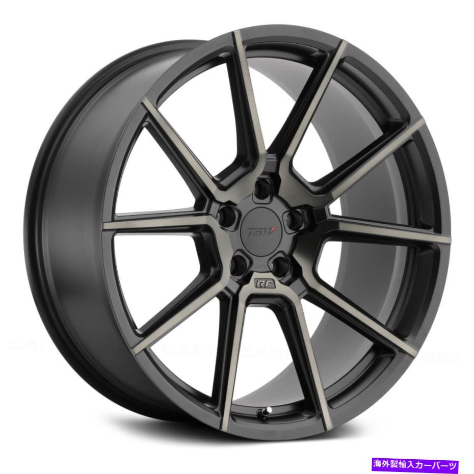ホイール　４本セット TSW Chronoホイール20x10（40、5x112、66.56）4のブラックリムセット TSW CHRONO Wheels 20x10 (40, 5x112, 66.56) Black Rims Set of 4【並行輸入品】