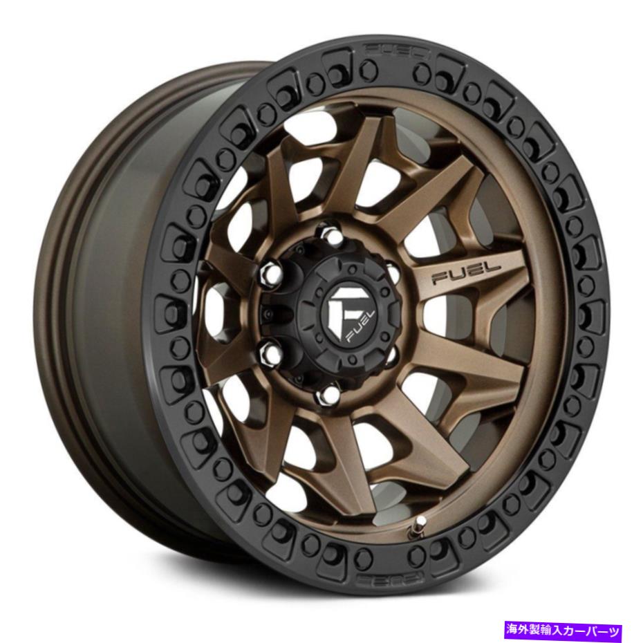 ホイール　４本セット 燃料D696カバー1PCホイール20x9（1、6x135、87.1）4のブロンズリムセット Fuel D696 COVERT 1PC Wheels 20x9 (1, 6x135, 87.1) Bronze Rims Set of 4【並行輸入品】