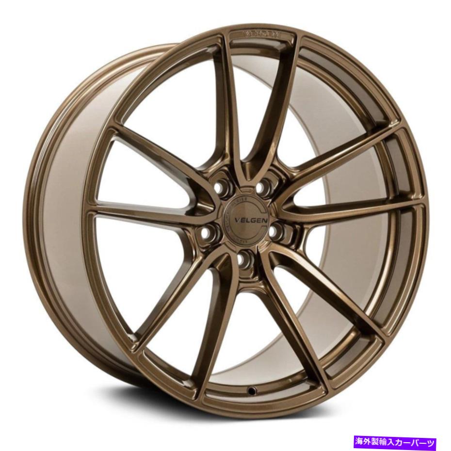 ホイール　４本セット Velgen VF5ホイール20x10.5（45、5x114.3、73.1）4のブロンズリムセット Velgen VF5 Wheels 20x10.5 (45, 5x114.3, 73.1) Bronze Rims Set of 4【並行輸入品】
