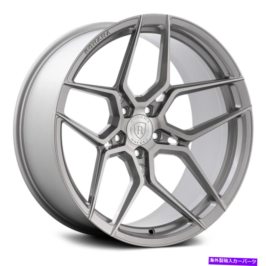 ホイール　４本セット Rohana RFX11ホイール22x10.5（28、5x130、84.1）チタンリムセット4 Rohana RFX11 Wheels 22x10.5 (28, 5x130, 84.1) Titanium Rims Set of 4【並行輸入品】