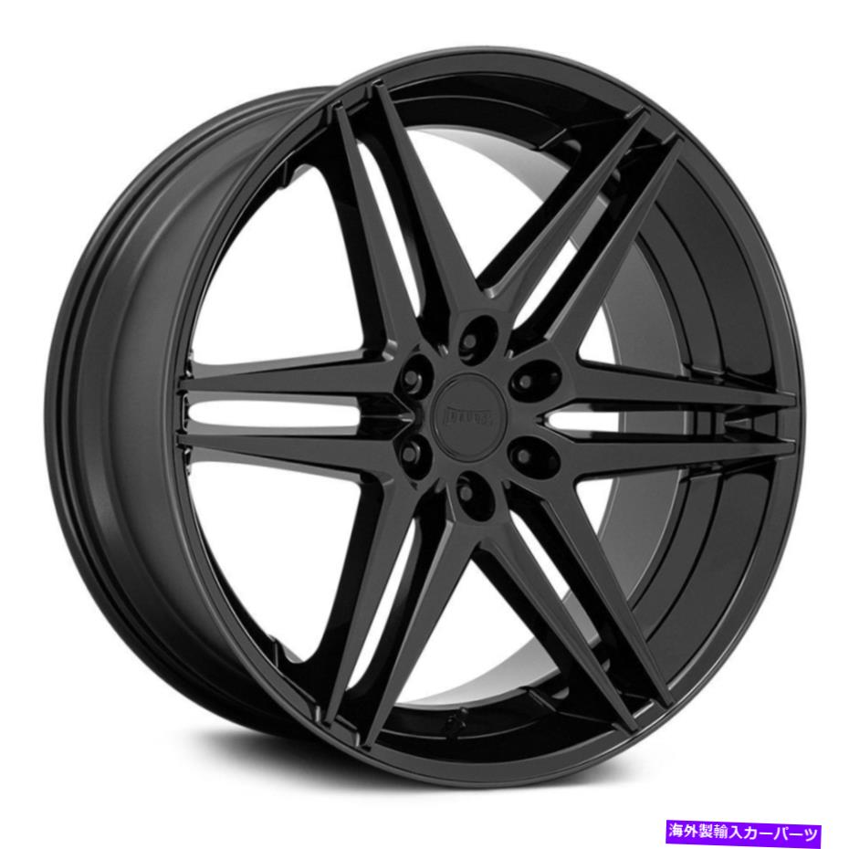 ホイール　４本セット ダブS268ダーティドッグホイール24x10（25、6x139.7、106.1）4のブラックリムセット Dub S268 DIRTY DOG Wheels 24x10 (25, 6x139.7, 106.1) Black Rims Set of 4【並行輸入品】