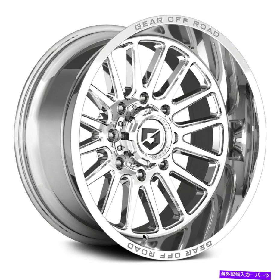 ホイール　４本セット ギアアロイ764Cホイール22x10（-19、8x170、125.2）4のクロムリムセット Gear Alloy 764C Wheels 22x10 (-19, 8x170, 125.2) Chrome Rims Set of 4【並行輸入品】