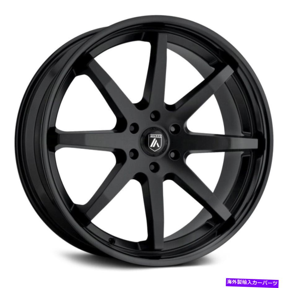 ホイール　４本セット ASANTI ABL-32 KAISERホイール24x10（30、6x139.7、100.3）4のブラックリムセット Asanti ABL-32 KAISER Wheels 24x10 (30, 6x139.7, 100.3) Black Rims Set of 4【並行輸入品】