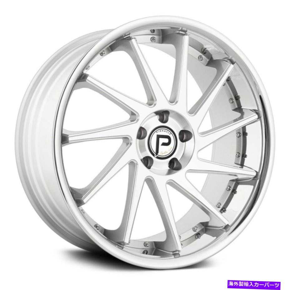ホイール　４本セット ピナクルP216エピックホイール20x8.5（35、5x120.65、72.56）4のシルバーリムセット Pinnacle P216 EPIC Wheels 20x8.5 (35, 5x120.65, 72.56) Silver Rims Set of 4【並行輸入品】