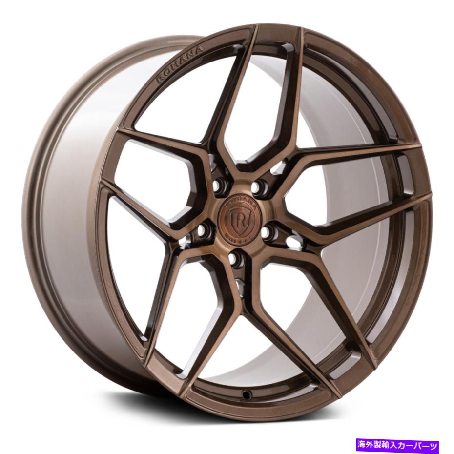 ホイール　４本セット Rohana RFX11ホイール20x11（25、5x114.3、73.1）4のブロンズリムセット Rohana RFX11 Wheels 20x11 (25, 5x114.3, 73.1) Bronze Rims Set of 4【並行輸入品】