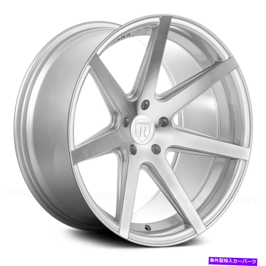ホイール　４本セット Rohana RC7ホイール20x9（42、5x114.3、73.1）4のシルバーリムセット Rohana RC7 Wheels 20x9 (42, 5x114.3, 73.1) Silver Rims Set of 4【並行輸入品】