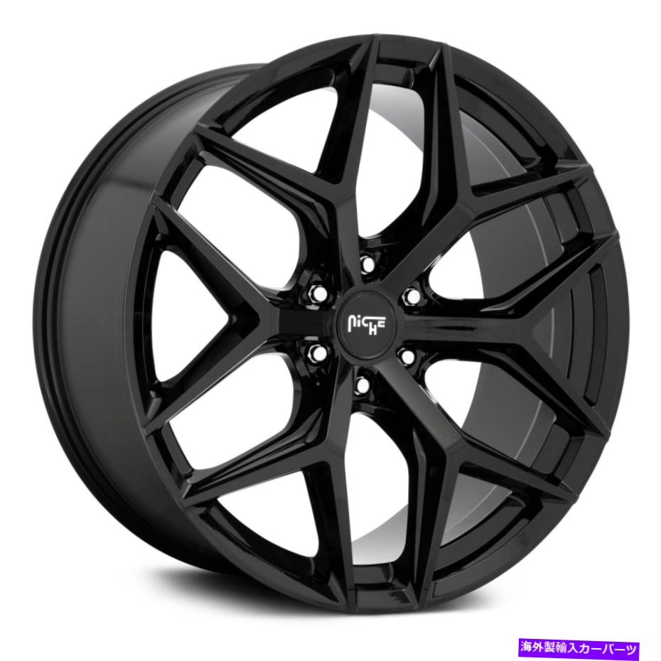 ホイール 4本セット ニッチM231 SUV VICEホイール24x10(30、6x135、87.1)4のブラックリムセット Niche M231 SUV VICE Wheels 24x10 (30, 6x135, 87.1) Black Rims Set of 4【並行輸入品】|Us Custom Parts Shop USDM