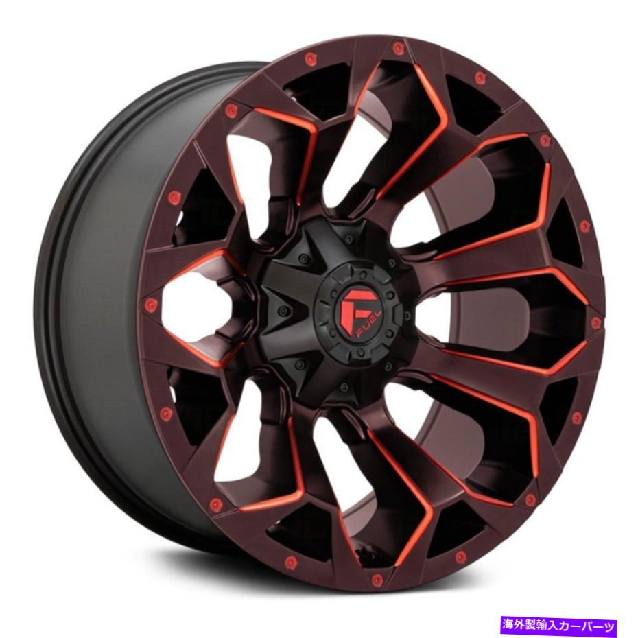 ホイール　４本セット 燃料D787アサルト1PCホイール22x10（-18、5x150、110.1）4のブラックリムセット Fuel D787 ASSAULT 1PC Wheels 22x10 (-18, 5x150, 110.1) Black Rims Set of 4【並行輸入品】