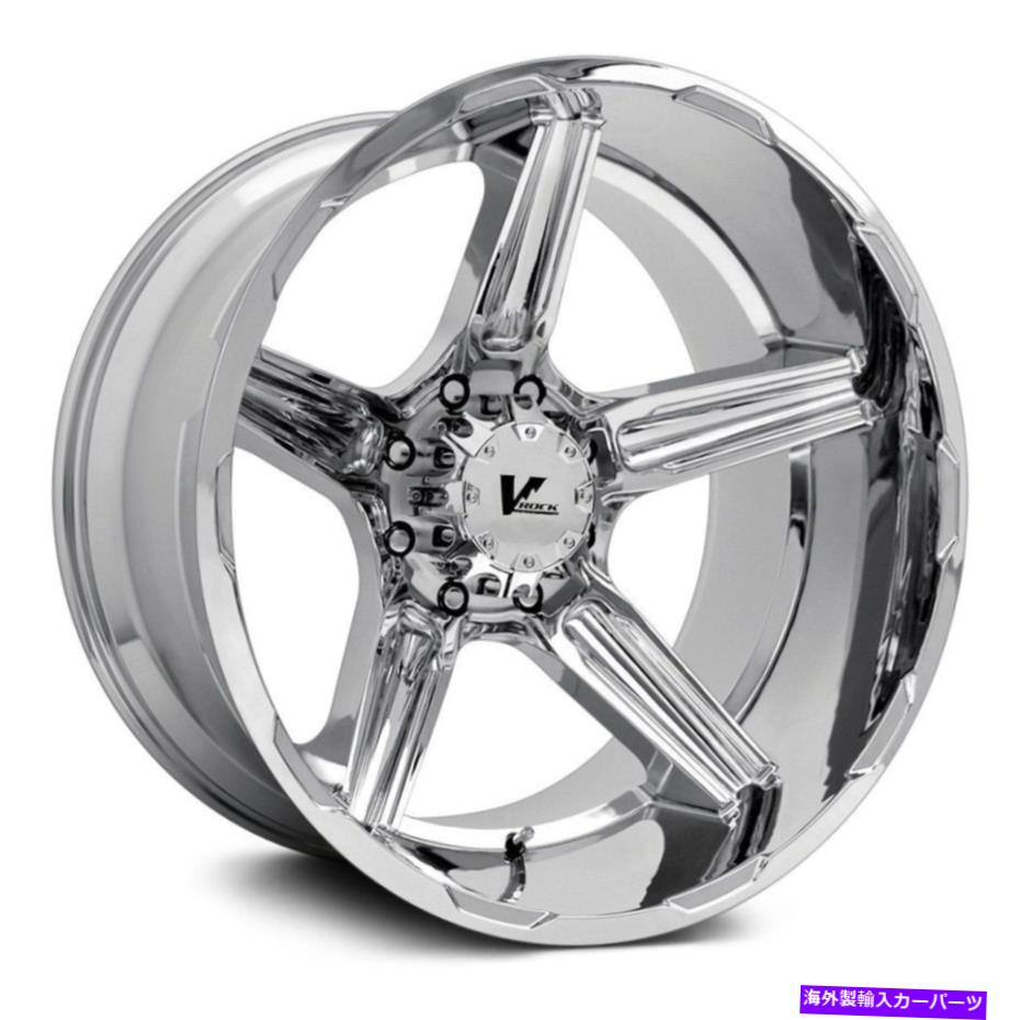ホイール 4本セット VロックVR14X待ち伏せホイール22x12(-44、8x170、125.1)4のChrome Rimsセット V-Rock VR14x AMBUSH Wheels 22x12 (-44, 8x170, 125.1) Chrome Rims Set of 4【並行輸入品】|Us Custom Parts Shop USDM