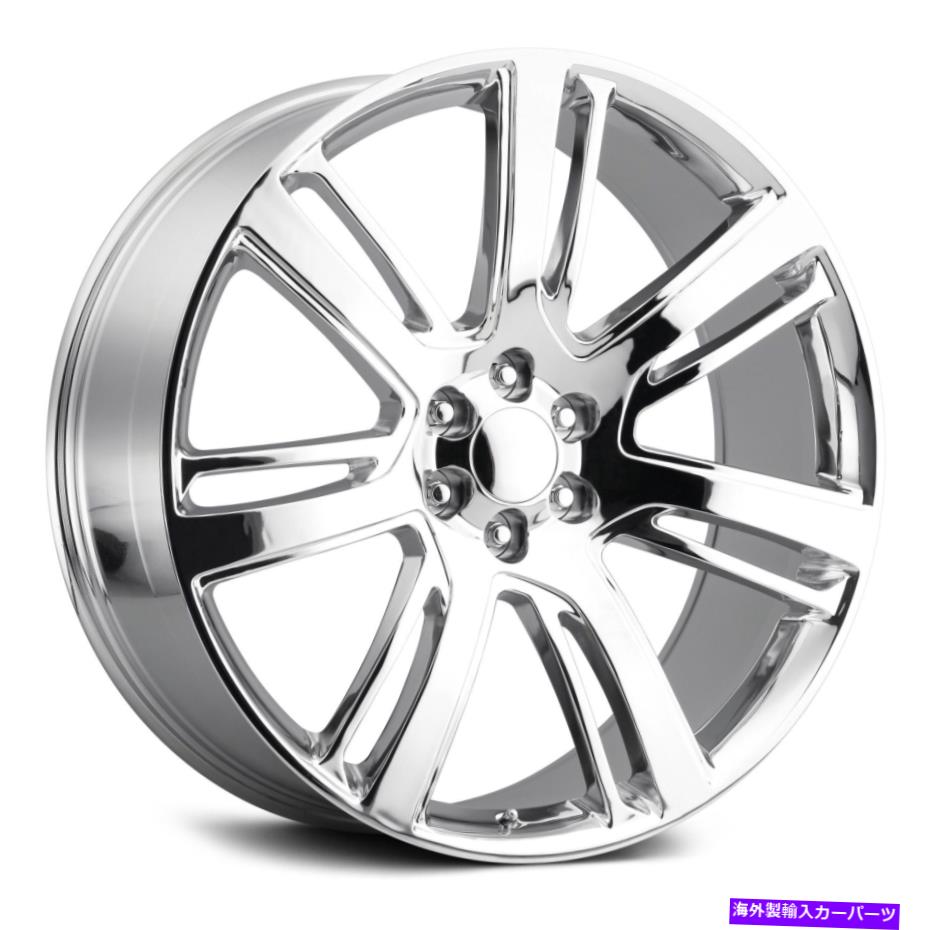 ホイール　４本セット レプリカ技術RT-7ホイール24x10（30、6x139.7、78.1）4のクロムリムセット Replica Tech RT-7 Wheels 24x10 (30, 6x139.7, 78.1) Chrome Rims Set of 4【並行輸入品】