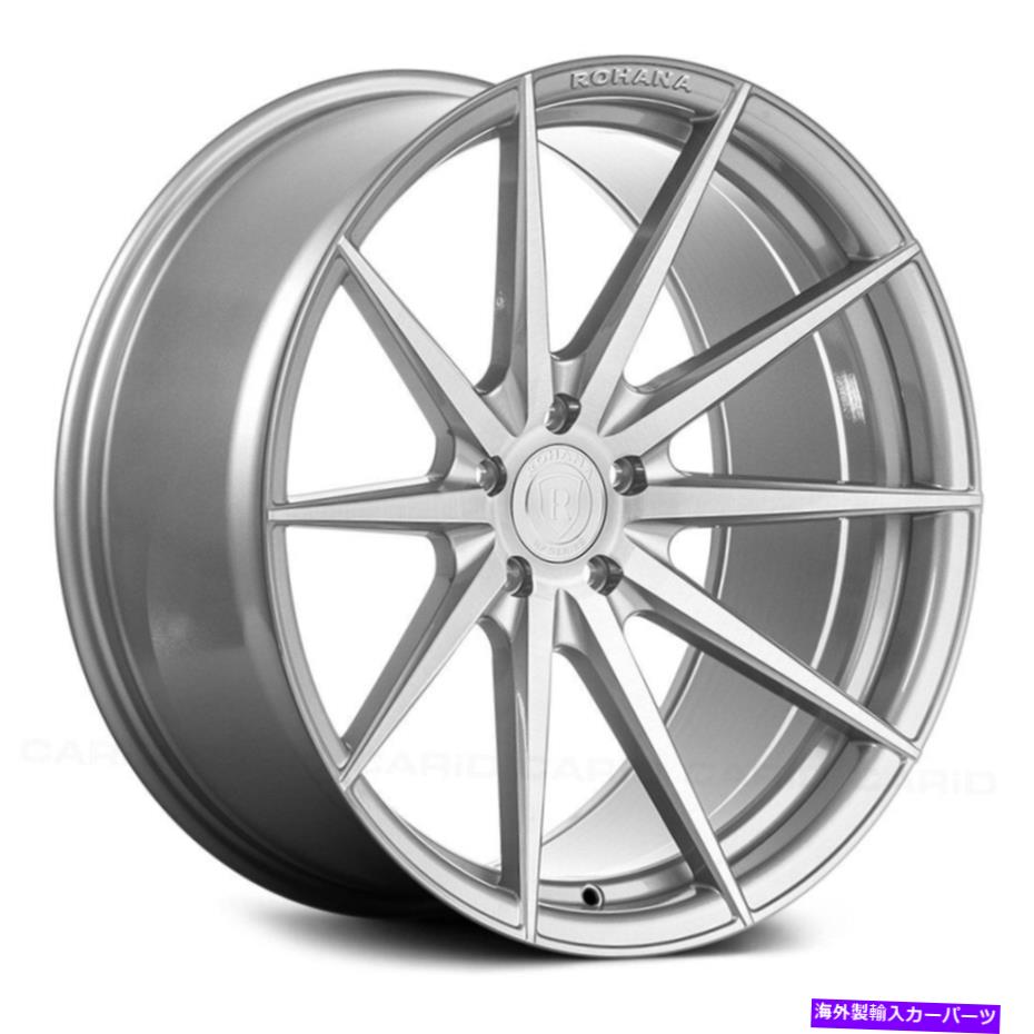 ホイール　４本セット Rohana RFX1ホイール20x10（40、5x120.65、72.56）4のチタンリムセット Rohana RFX1 Wheels 20x10 (40, 5x120.65, 72.56) Titanium Rims Set of 4【並行輸入品】