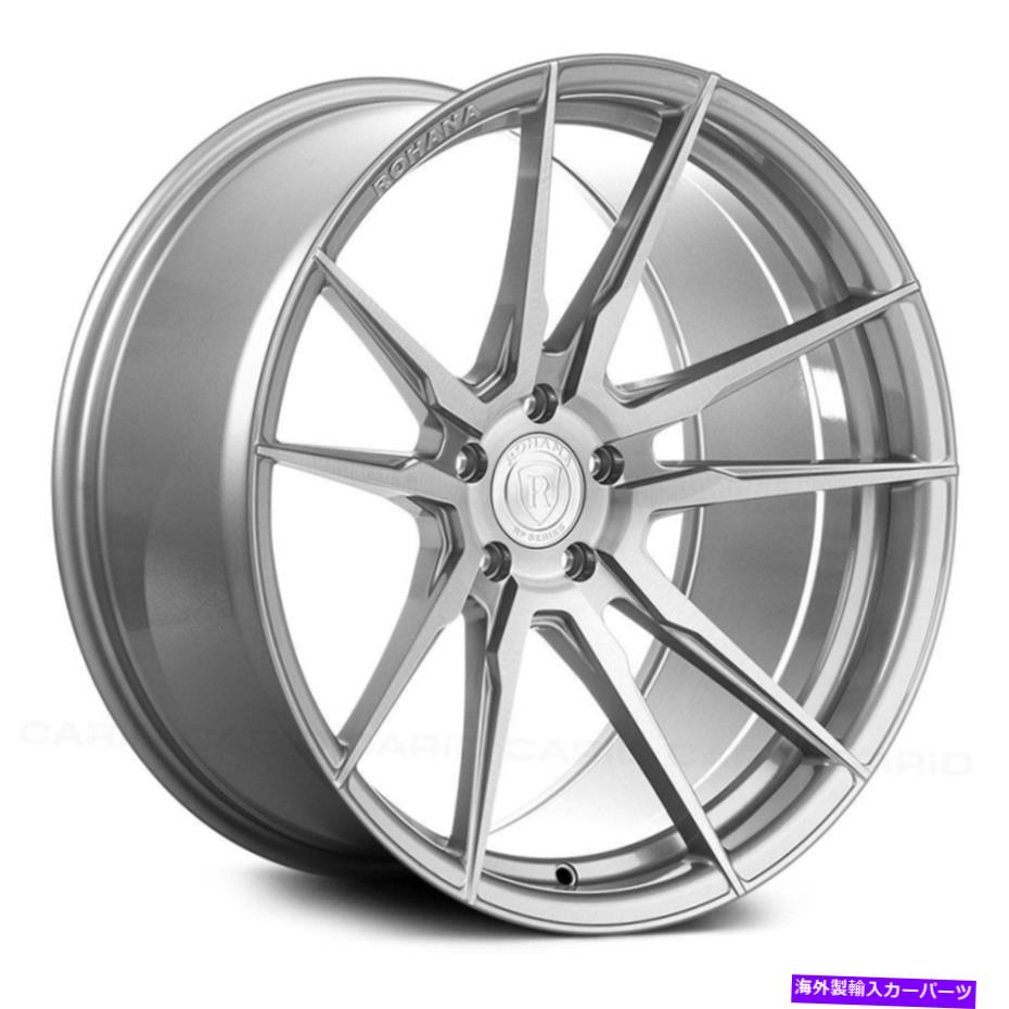 ホイール　４本セット Rohana RFX2ホイール19x8.5（15、5x114.3、73.1）4のチタンリムセット Rohana RFX2 Wheels 19x8.5 (15, 5x114.3, 73.1) Titanium Rims Set of 4【並行輸入品】