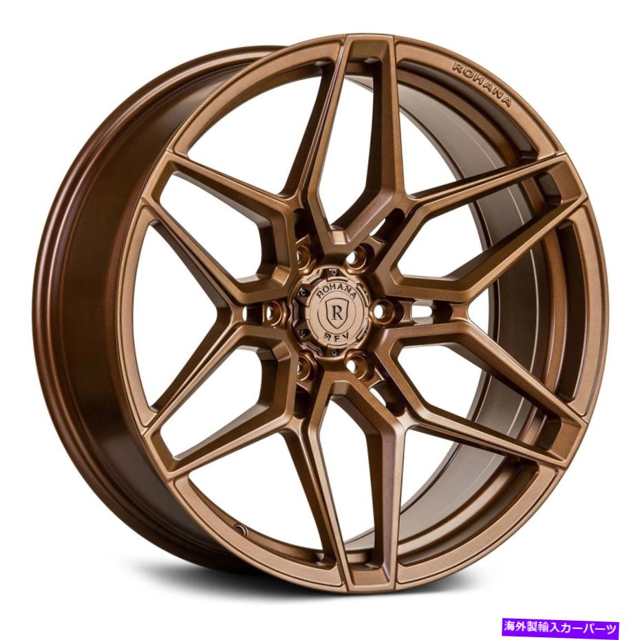 ホイール　４本セット Rohana RFV2ホイール20x9.5（18、6x139.7、78.1）4のブロンズリムセット Rohana RFV2 Wheels 20x9.5 (18, 6x139.7, 78.1) Bronze Rims Set of 4【並行輸入品】 427,779円
