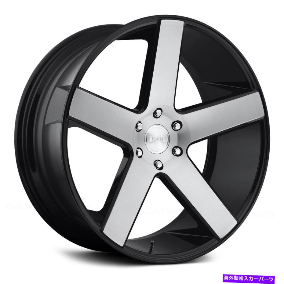 ホイール　４本セット ダブS217バラーホイール24x10（30、6x139.7、78.1）4のブラックリムセット Dub S217 BALLER Wheels 24x10 (30, 6x139.7, 78.1) Black Rims Set of 4【並行輸入品】｜Us Custom Parts Shop USDM