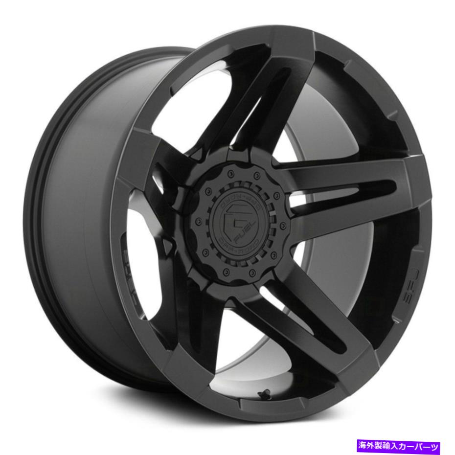 ホイール　４本セット 燃料D763 SFJ 1PCホイール22x14（-75、6x139.7、106.1）4のブラックリムセット Fuel D763 SFJ 1PC Wheels 22x14 (-75, 6x139.7, 106.1) Black Rims Set of 4【並行輸入品】