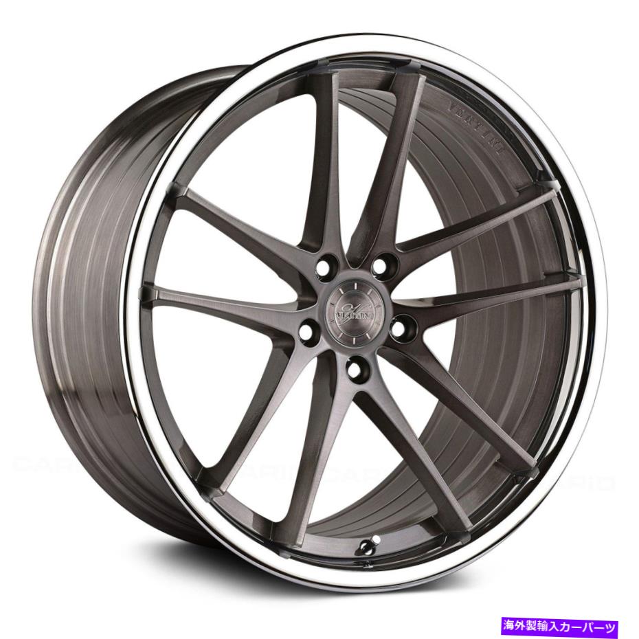 ホイール　４本セット Vertini RFS1.5ホイール20x10（20、5x114.3、71.5）4のチタンリムセット Vertini RFS1.5 Wheels 20x10 (20, 5x114.3, 71.5) Titanium Rims Set of 4【並行輸入品】