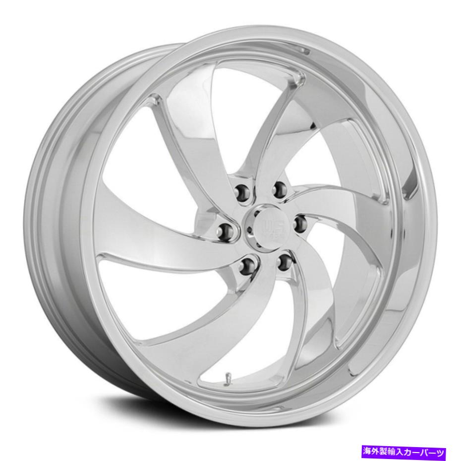 ホイール　４本セット U.S. Mags U132 Desperado 6 1PCホイール24x10（25、6x135）Chrome Rimsセット4 U.S. Mags U132 DESPERADO 6 1PC Wheels 24x10 (25, 6x135) Chrome Rims Set of 4【並行輸入品】