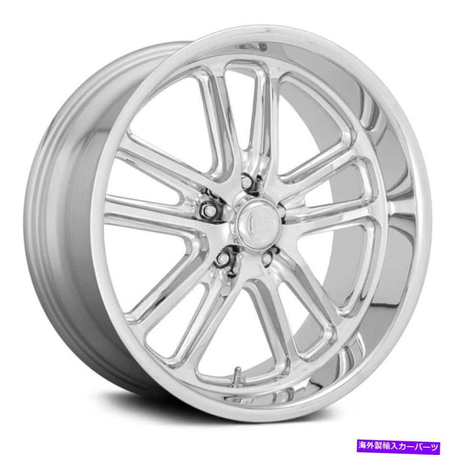 ホイール　４本セット U.S. Mags U131 Bullet 1PCホイール24x10（5、5x127、78.1）Chrome Rimsセット4 U.S. Mags U131 BULLET 1PC Wheels 24x10 (5, 5x127, 78.1) Chrome Rims Set of 4【並行輸入品】