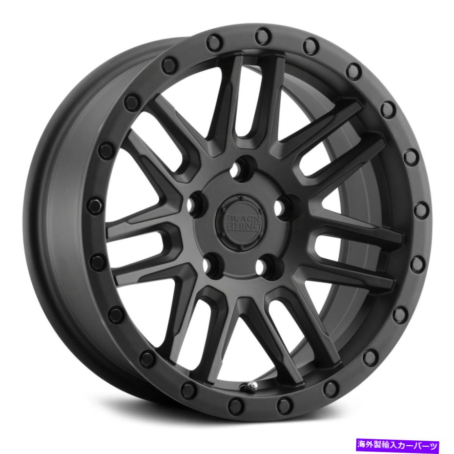 ホイール　４本セット ブラックサイアーチホイール20x9.5（0、5x150、110.1）4のブラックリムセット Black Rhino ARCHES Wheels 20x9.5 (0, 5x150, 110.1) Black Rims Set of 4【並行輸入品】